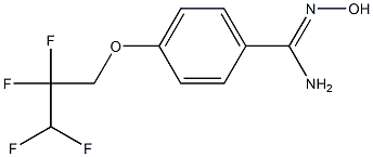 N'-hydroxy-4-(2,2,3,3-tetrafluoropropoxy)benzene-1-carboximidamide Structure