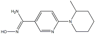 N'-hydroxy-6-(2-methylpiperidin-1-yl)pyridine-3-carboximidamide 구조식 이미지