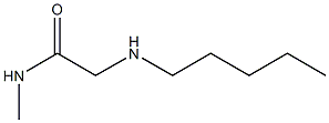 N-methyl-2-(pentylamino)acetamide 구조식 이미지