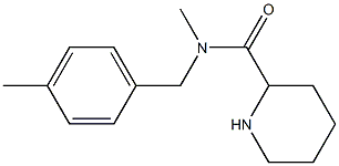 N-methyl-N-[(4-methylphenyl)methyl]piperidine-2-carboxamide 구조식 이미지