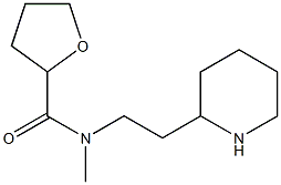 N-methyl-N-[2-(piperidin-2-yl)ethyl]oxolane-2-carboxamide 구조식 이미지