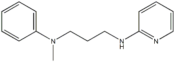 N-methyl-N-[3-(pyridin-2-ylamino)propyl]aniline 구조식 이미지