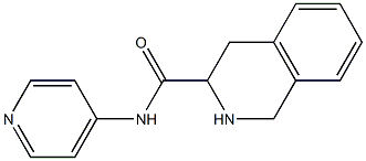 N-pyridin-4-yl-1,2,3,4-tetrahydroisoquinoline-3-carboxamide 구조식 이미지