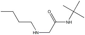 N-tert-butyl-2-(butylamino)acetamide Structure