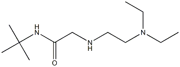 N-tert-butyl-2-{[2-(diethylamino)ethyl]amino}acetamide 구조식 이미지