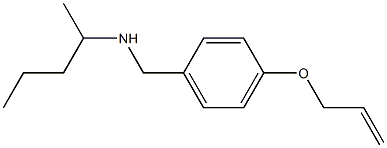 pentan-2-yl({[4-(prop-2-en-1-yloxy)phenyl]methyl})amine 구조식 이미지
