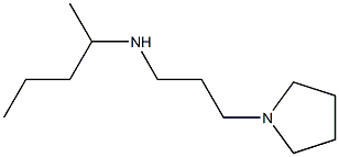 pentan-2-yl[3-(pyrrolidin-1-yl)propyl]amine Structure