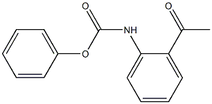phenyl N-(2-acetylphenyl)carbamate 구조식 이미지