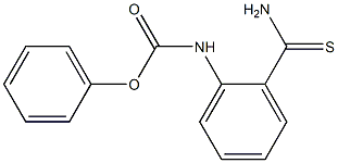 phenyl N-(2-carbamothioylphenyl)carbamate 구조식 이미지