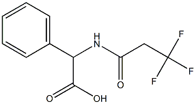 phenyl[(3,3,3-trifluoropropanoyl)amino]acetic acid 구조식 이미지