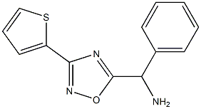 phenyl[3-(thiophen-2-yl)-1,2,4-oxadiazol-5-yl]methanamine Structure