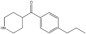 piperidin-4-yl(4-propylphenyl)methanone Structure