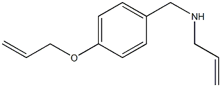 prop-2-en-1-yl({[4-(prop-2-en-1-yloxy)phenyl]methyl})amine Structure