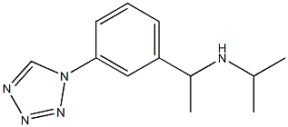 propan-2-yl({1-[3-(1H-1,2,3,4-tetrazol-1-yl)phenyl]ethyl})amine 구조식 이미지