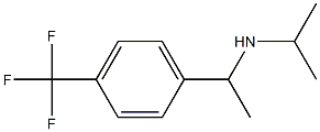 propan-2-yl({1-[4-(trifluoromethyl)phenyl]ethyl})amine Structure