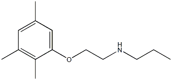 propyl[2-(2,3,5-trimethylphenoxy)ethyl]amine Structure