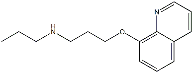 propyl[3-(quinolin-8-yloxy)propyl]amine Structure
