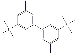 5,5'-dimethyl-3,3'-bis(trimethylsilyl)biphenyl 구조식 이미지