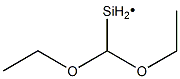 DIETHOXYMETHYLSILYL MODIFIED POLY-1,2-BUTADIENE, 50% in toluene 구조식 이미지