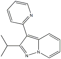 Pyrazolo[1,5-a]pyridine,  2-(1-methylethyl)-3-(2-pyridinyl)- 구조식 이미지