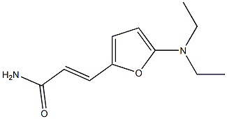 2-Propenamide,  3-[5-(diethylamino)-2-furanyl]- Structure