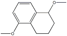 1,5-Dimethoxy-1,2,3,4-tetrahydronaphthalene 구조식 이미지