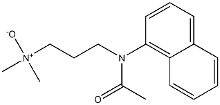 3-[N-(1-Naphthalenyl)acetamido]-N,N-dimethylpropan-1-amine oxide Structure