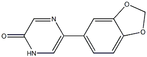 5-Benzo[1,3]dioxol-5-yl-1H-pyrazin-2-one Structure