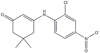 3-{2-chloro-4-nitroanilino}-5,5-dimethyl-2-cyclohexen-1-one 구조식 이미지