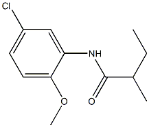 N-(5-chloro-2-methoxyphenyl)-2-methylbutanamide Structure