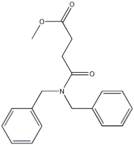 methyl 4-(dibenzylamino)-4-oxobutanoate 구조식 이미지