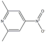 4-nitro-2,6-dimethylpyridine Structure