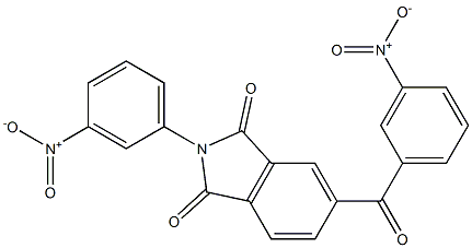 5-{3-nitrobenzoyl}-2-{3-nitrophenyl}-1H-isoindole-1,3(2H)-dione Structure