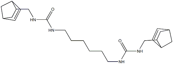 N-(bicyclo[2.2.1]hept-5-en-2-ylmethyl)-N'-[6-({[(bicyclo[2.2.1]hept-5-en-2-ylmethyl)amino]carbonyl}amino)hexyl]urea 구조식 이미지