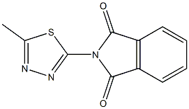 2-(5-methyl-1,3,4-thiadiazol-2-yl)-1H-isoindole-1,3(2H)-dione 구조식 이미지