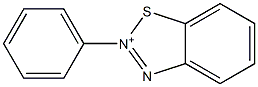 2-phenyl-1,2,3-benzothiadiazol-2-ium 구조식 이미지