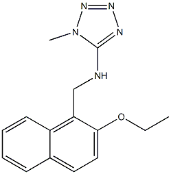 N-[(2-ethoxy-1-naphthyl)methyl]-N-(1-methyl-1H-tetraazol-5-yl)amine Structure