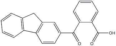 2-(9H-fluoren-2-ylcarbonyl)benzoic acid 구조식 이미지