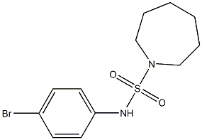 N-(4-bromophenyl)-1-azepanesulfonamide 구조식 이미지