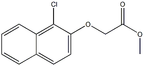 methyl [(1-chloro-2-naphthyl)oxy]acetate 구조식 이미지