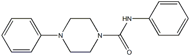 N,4-diphenyl-1-piperazinecarboxamide Structure