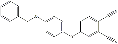 4-[4-(benzyloxy)phenoxy]phthalonitrile 구조식 이미지