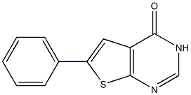 6-phenylthieno[2,3-d]pyrimidin-4(3H)-one 구조식 이미지