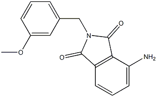 4-amino-2-(3-methoxybenzyl)-1H-isoindole-1,3(2H)-dione Structure