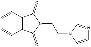 2-[2-(1H-imidazol-1-yl)ethyl]-1H-isoindole-1,3(2H)-dione 구조식 이미지