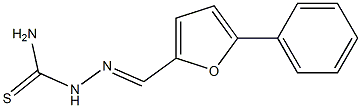 5-phenyl-2-furaldehyde thiosemicarbazone 구조식 이미지