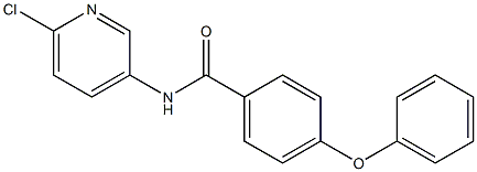 N-(6-chloro-3-pyridinyl)-4-phenoxybenzamide 구조식 이미지