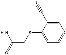 2-[(2-cyanophenyl)sulfanyl]acetamide Structure