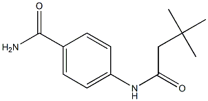 4-[(3,3-dimethylbutanoyl)amino]benzamide Structure