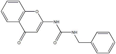 N-benzyl-N'-(4-oxo-4H-chromen-2-yl)urea 구조식 이미지